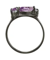 Женские Кольца_Серебро .925_АМЕТИСТ_Нанокристалл_3-Лазурит-Онлайн