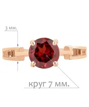 Женские Кольца_Серебро .925_ГРАНАТ__2-Лазурит-Онлайн