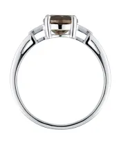 Женские Кольца_Серебро .925_РАУХТОПАЗ__4-Лазурит-Онлайн