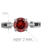 Женские Кольца_Серебро .925_ГРАНАТ__2-Лазурит-Онлайн