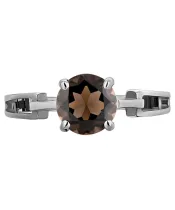 Женские Кольца_Серебро .925_РАУХТОПАЗ__3-Лазурит-Онлайн