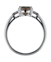 Женские Кольца_Серебро .925_РАУХТОПАЗ__4-Лазурит-Онлайн