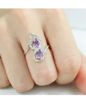 Женские Кольца_Серебро .925_АМЕТИСТ__6-Лазурит-Онлайн