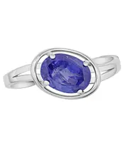 Женские Кольца_Серебро .925_ТАНЗАНИТ__2-Лазурит-Онлайн