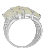 Женские Кольца_Серебро .925_ОПАЛ__4-Лазурит-Онлайн