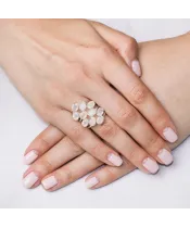 Женские Кольца_Серебро .925_ОПАЛ__5-Лазурит-Онлайн