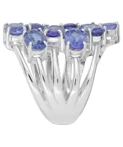 Женские Кольца_Серебро .925_ТАНЗАНИТ__2-Лазурит-Онлайн