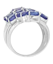 Женские Кольца_Серебро .925_ТАНЗАНИТ__3-Лазурит-Онлайн