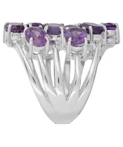 Женские Кольца_Серебро .925_АМЕТИСТ__3-Лазурит-Онлайн