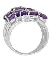 Женские Кольца_Серебро .925_АМЕТИСТ__4-Лазурит-Онлайн