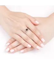 Женские Кольца_Серебро .925_РАУХТОПАЗ__5-Лазурит-Онлайн