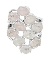 Женские Кольца_Серебро .925_КВАРЦ__2-Лазурит-Онлайн