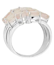 Женские Кольца_Серебро .925_КВАРЦ__4-Лазурит-Онлайн