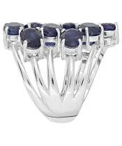 Женские Кольца_Серебро .925_САПФИР__3-Лазурит-Онлайн