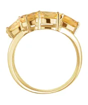 Женские Кольца_Серебро .925_ЦИТРИН__4-Лазурит-Онлайн