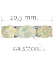 Женские Кольца_Серебро .925_ОПАЛ__2-Лазурит-Онлайн