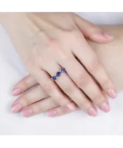Женские Кольца_Серебро .925_САПФИР__5-Лазурит-Онлайн