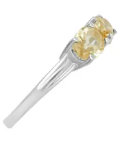 Женские Кольца_Серебро .925_ЦИТРИН__3-Лазурит-Онлайн