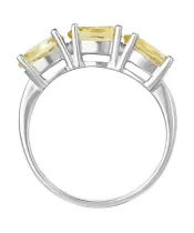 Женские Кольца_Серебро .925_ЦИТРИН__4-Лазурит-Онлайн