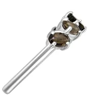 Женские Кольца_Серебро .925_РАУХТОПАЗ__4-Лазурит-Онлайн