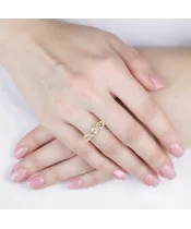 Женские Кольца_Серебро .925_ЦИТРИН__5-Лазурит-Онлайн