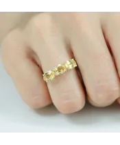 Женские Кольца_Серебро .925_ЦИТРИН__6-Лазурит-Онлайн