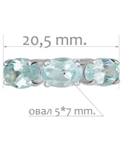 Женские Кольца_Серебро .925_ТОПАЗ__2-Лазурит-Онлайн