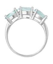 Женские Кольца_Серебро .925_ТОПАЗ__3-Лазурит-Онлайн