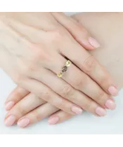 Женские Кольца_Серебро .925_РАУХТОПАЗ__5-Лазурит-Онлайн