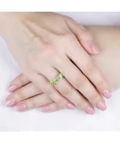 Женские Кольца_Серебро .925_ХРИЗОЛИТ__5-Лазурит-Онлайн