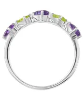 Женские Кольца_Серебро .925_АМЕТИСТ__3-Лазурит-Онлайн