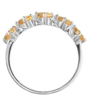 Женские Кольца_Серебро .925_ЦИТРИН__4-Лазурит-Онлайн