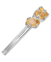 Женские Кольца_Серебро .925_ЦИТРИН__5-Лазурит-Онлайн