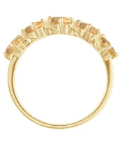 Женские Кольца_Серебро .925_ЦИТРИН__4-Лазурит-Онлайн