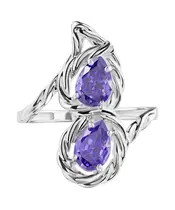 Женские Кольца_Серебро .925__Нанокристалл_2-Лазурит-Онлайн