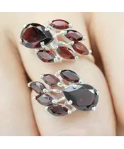 Женские Кольца_Серебро .925_ГРАНАТ__6-Лазурит-Онлайн