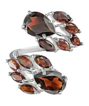 Женские Кольца_Серебро .925_ГРАНАТ__2-Лазурит-Онлайн