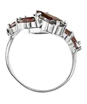 Женские Кольца_Серебро .925_ГРАНАТ__4-Лазурит-Онлайн