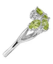 Женские Кольца_Серебро .925_ХРИЗОЛИТ_Нанокристалл_4-Лазурит-Онлайн