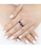 Женские Кольца_Серебро .925_АМЕТИСТ_Нанокристалл_6-Лазурит-Онлайн