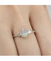 Женские Кольца_Серебро .925_ОПАЛ_Нанокристалл_6-Лазурит-Онлайн