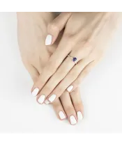 Женские Кольца_Серебро .925_САПФИР_Нанокристалл_7-Лазурит-Онлайн