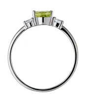 Женские Кольца_Серебро .925_ХРИЗОЛИТ_Нанокристалл_4-Лазурит-Онлайн