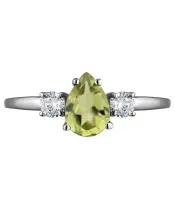 Женские Кольца_Серебро .925_ХРИЗОЛИТ_Нанокристалл_3-Лазурит-Онлайн