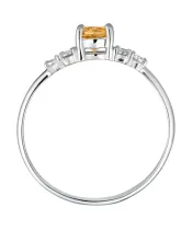 Женские Кольца_Серебро .925_ЦИТРИН_Нанокристалл_4-Лазурит-Онлайн