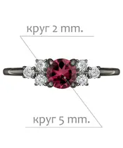 Женские Кольца_Серебро .925_ТУРМАЛИН_Нанокристалл_2-Лазурит-Онлайн