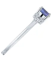 Женские Кольца_Серебро .925_ТАНЗАНИТ_Нанокристалл_5-Лазурит-Онлайн