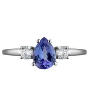 Женские Кольца_Серебро .925_ТАНЗАНИТ_Нанокристалл_3-Лазурит-Онлайн