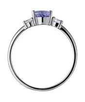 Женские Кольца_Серебро .925_ТАНЗАНИТ_Нанокристалл_4-Лазурит-Онлайн