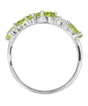 Женские Кольца_Серебро .925_ХРИЗОЛИТ_Нанокристалл_3-Лазурит-Онлайн